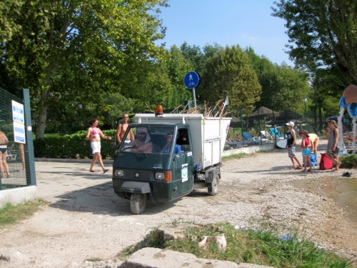 Gardasee  Campingmüllabfuhr